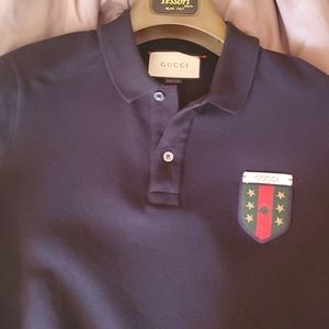 Gucci Bee Web Crest Polo